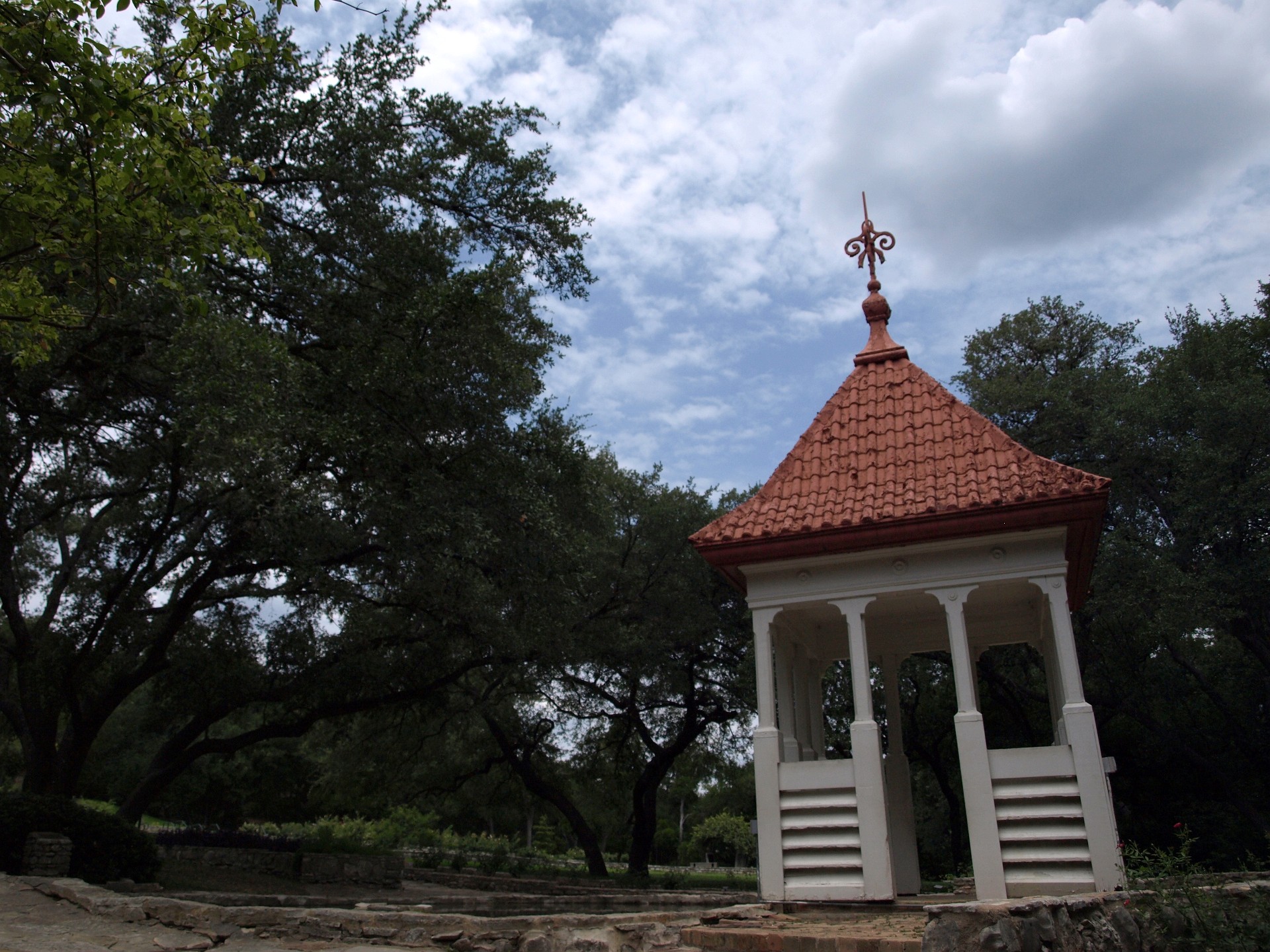 Red Roof and Blue Sky